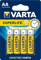 Батарейки VARTA LONGLIFE  AA  блистер р 4  0410610
